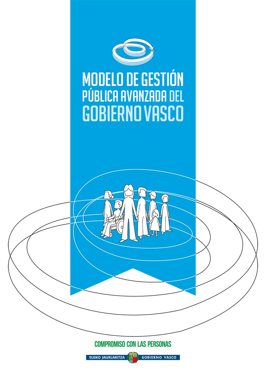 Diseño y maquetación de la publicación del IVAP. Modelo de gestión pública avanzada del Gobierno Vasco.