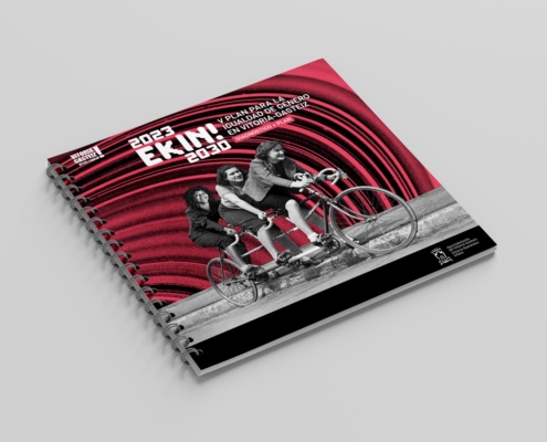 Diseño editorial y maquetación del V Plan para la Igualdad de Género en Vitoria-Gasteiz 2023-2030. Ayuntamiento de Vitoria-Gasteiz.