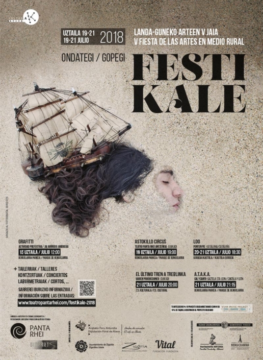 Diseño de cartel para Festikale 2018. Teatro Panta Rhei.
