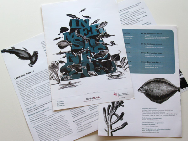 Catálogo para Inmersiones 2010. Arte. Catálogo para Inmersiones 2010. Arte.